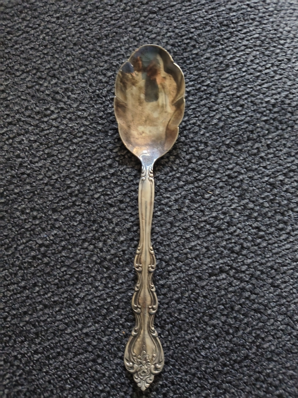 International Silverplate Shell Sugar Spoon